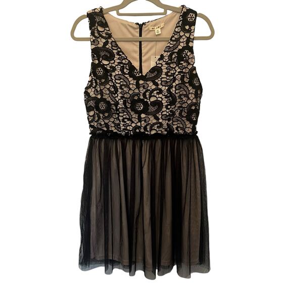 Y2K Miami Coquette Dress Sz M Whimsigoth Dark Fairy Lace Sheer Mesh Witchy Vampy - Picture 1 of 14